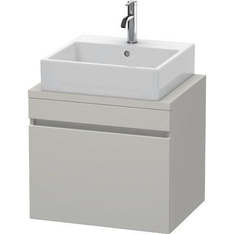 Meuble de sous-console DURASTYLE 512x600x478mm chêne noir / blanc mat