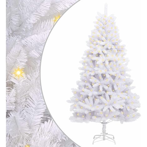 Sapin de Noël artificiel avec 300 LED Blanc 300 cm PVC et métal
