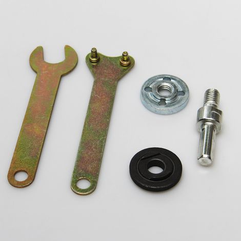 5Pcs Convertisseur de Perceuse à Main Arbre du Moteur Coupler en Métal Bielle de Meuleuse d'Angle pour Scie à Chaîne Adaptateur de Mandrin (1/3)