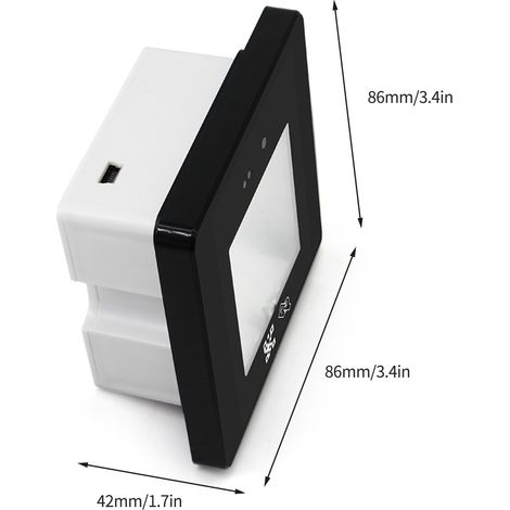 Scanner de codes-barres intégré, module de numérisation filaire, lecteur de carte RFID, connexion USB haute vitesse pour 1D 2D QR, supermarché, entrepôt, magasin de détail, contrôle d'accès aux paieme (1/5)