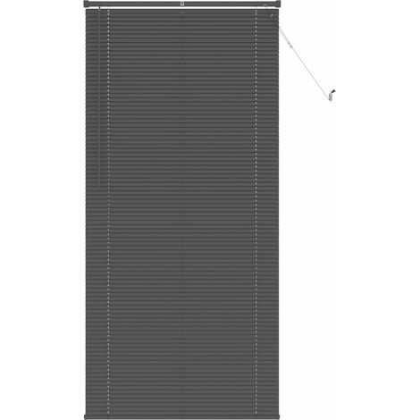 Maison Exclusive - Tenda Veneziana Grigio Argento 213 x 90 cm 25 mm PVC