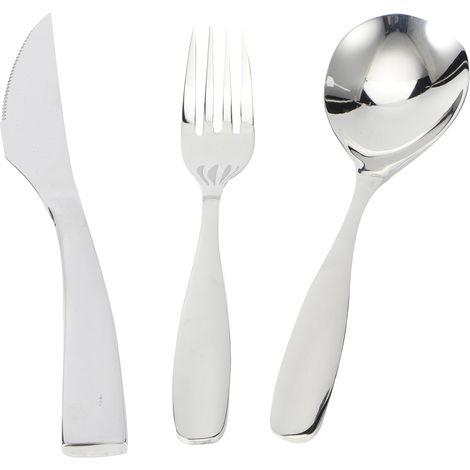 12-teiliges Besteckset aus Edelstahl 304 für 4 Personen – ideal für Küche, Hotel und Restaurant. (1/5)