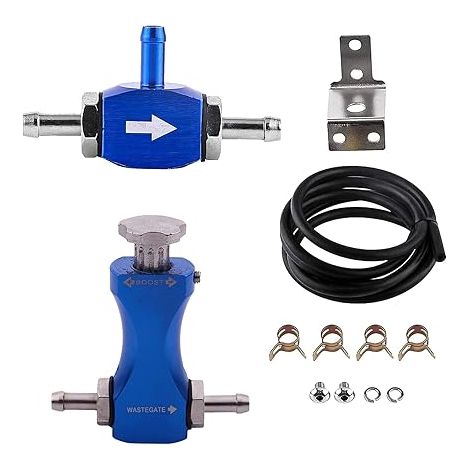SHINING HOUSE Accessoire turbocompresseur Turbo Boost Kit de contrôleur de pression de turbine, régulateur de pression bilatéral en métal, moteur essence diesel turbo, pièces de moteur pour voiture (1/5)