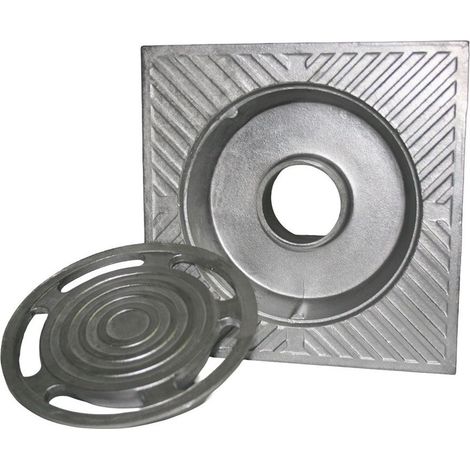 Évacuation de patio en aluminium, classic, 30 x 30 cm