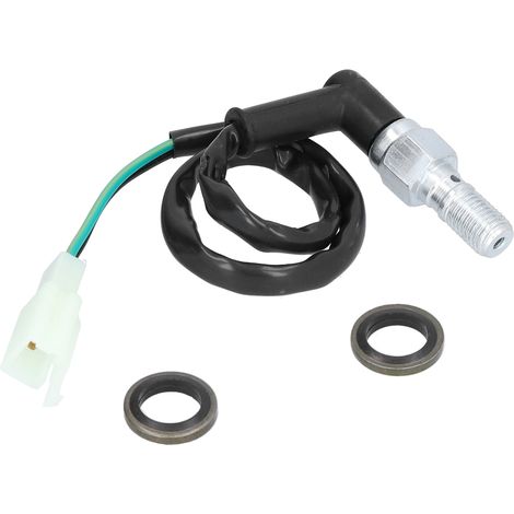 Contacteur de frein arrière hydraulique M10x1,25 filetage vis creuse unique universel pour moto (1/5)