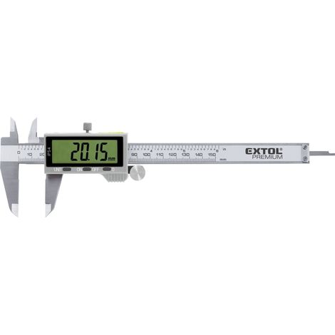 Calibrador digital Extol Premium de acero inoxidable, 0-150 mm, IP54 8825221 (1/2)