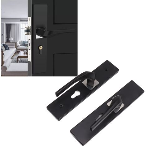 Türdrücker mit Verbundkern, Aluminium und Manganstahl, anpassbar 35–45 mm, für Innentüren (1/5)