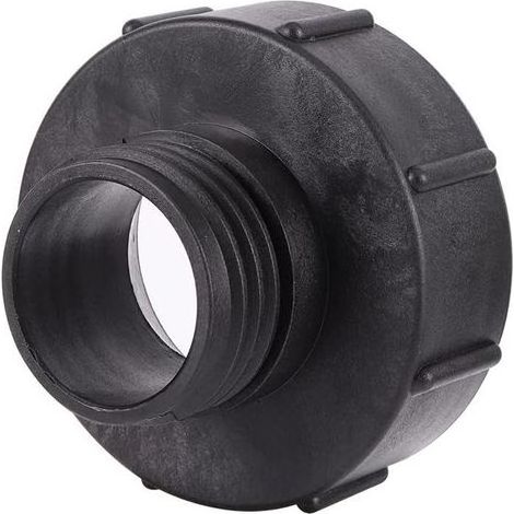 1 Adaptateur IBC S100x8 vers réducteur S60x6 filetage grossier avec couvercle Adaptateur de réservoir Adaptateur IBC Vanne de tonneau de réservoir d'eau de pluie pour robinets d'arrosage – Modèle (1/4)