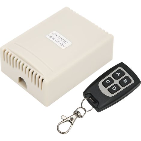 Drahtloses Relais-Fernbedienungsschalter-Set, 4 Kanäle, 12 V, für industrielle Anwendungen (1/5)
