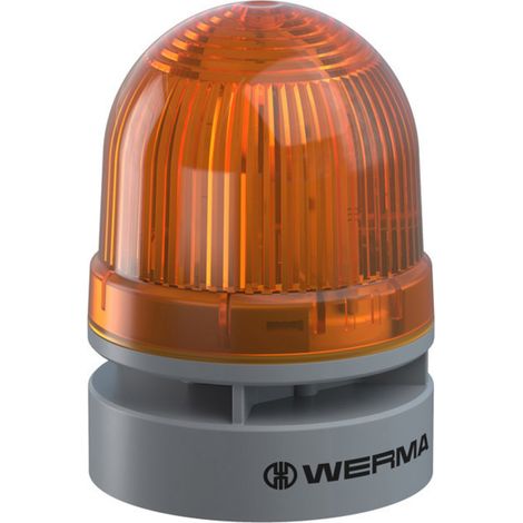 Werma Signaltechnik Signalleuchte  Mini TwinFLASH Combi  115-230VAC YE 460.320.60  Gelb  230 V/AC 95