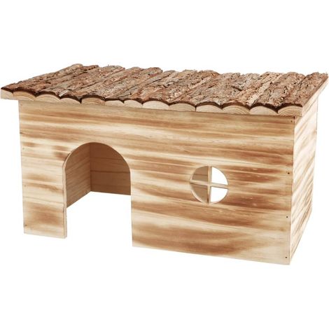 Casa para roedores Natural Living Grete 45x24x28cm madera 61975 TRIXIE