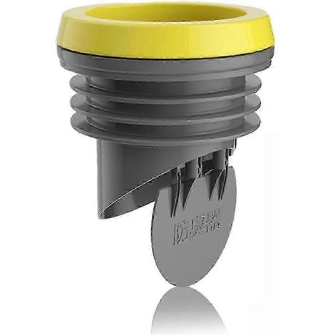 Joints d'étanchéité pour toilettes avec anneau de cire et clapet anti-retour - Anneau de cire épais compatible avec les tuyaux d'évacuation de 3,2 à 4 pouces - Installation facile. (1/4)