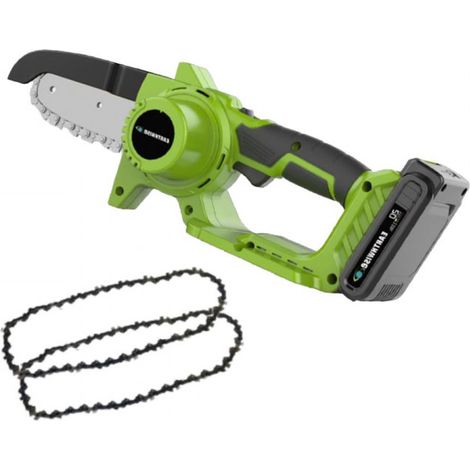 PACK Tronçonneuse + 2 chaînes - VENTEO - Tronçonneuse sans fil - lot de 2 chaînes - Bricoler/couper - Légère