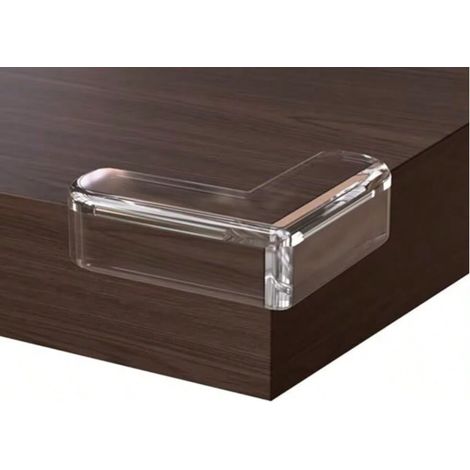 20PCS Bebe Protections d'angles/Coin de Table et Rebords pour Meuble Sécurité Enfant pour Bureau, Cheminée, Coins Bords Molles avec Une Super Colle améliorée