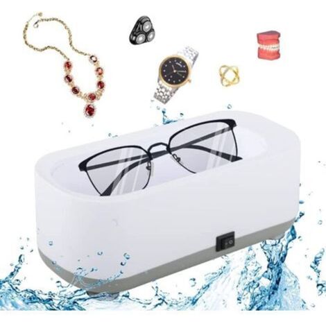 Nettoyeur a Ultrasons, Appareil de Nettoyage Ultrasons, Machine de Nettoyage de Bijoux de Bain à ultrasons pour Lunettes (1/4)