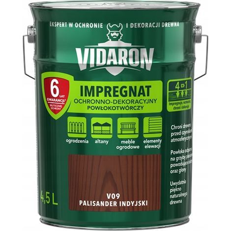 VIDARON Impregnante filmogeno protettivo 4,5 l Palissandro indiano V 1 pz. (1/2)