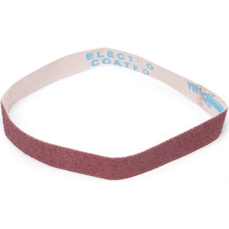 Lot de 10 bandes abrasives en alumine pour ponceuse et polissage, 452 x 15 mm, grain 400, pour quincaillerie de meubles (1/5)