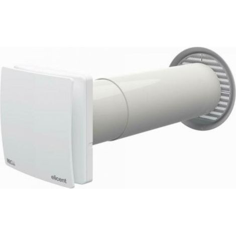 Elicent unita' di ventilazione con recupero di calore monostanza rec duo 100 2rc1100
