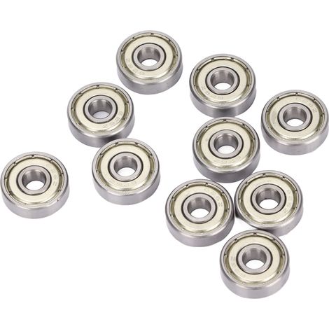 10 Roulements à Billes Gorge Profonde 626Z Double Protection Acier 6x19x6mm (1/5)