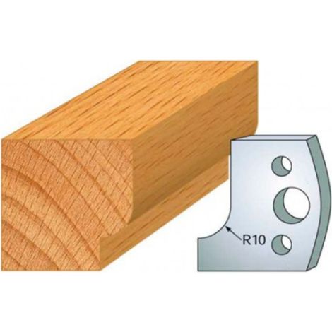 Leman - Jeu de 2 fers profilés acier Ht.40 mm N°013