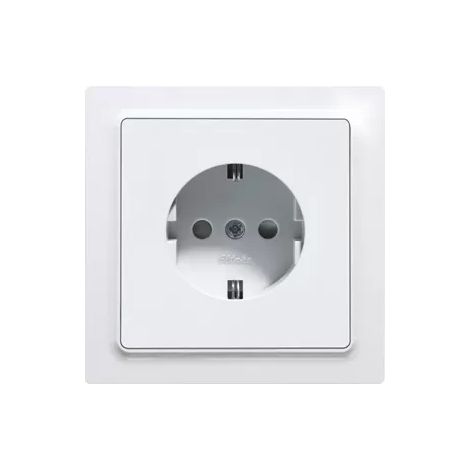 Eltako DSS55E-wg Unterputzsteckdose weiß 230 V modern (1/2)