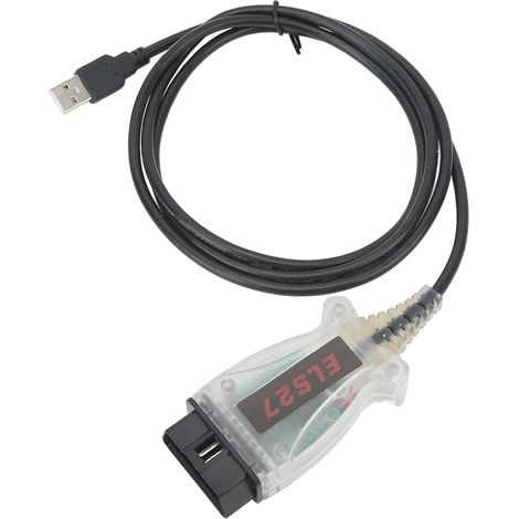 OBD2 OBDII Diagnosegerät Fehlercode-Scanner-Adapterkabel kompatibel mit ELM327 (1/5)