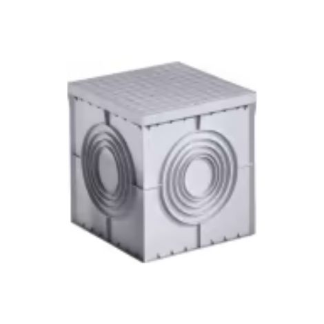 COUVERCLE FERMÉ GRIS 300X300 GEWISS DX59710
