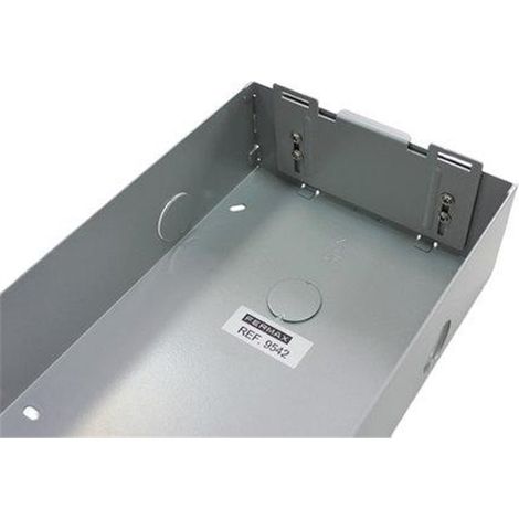 Caja de empotrar para placa milo digital meet - instalación en pared o muro