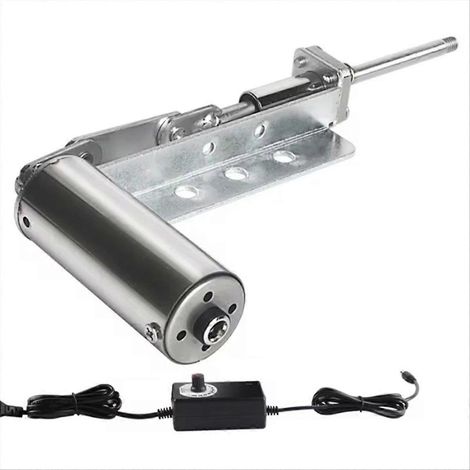 Verbesserter, kleiner, teleskopierbarer Linearantrieb aus Metall mit Hubbewegung, 39 mm Hub, Zubehör für Hubmotor, EU-Stecker (1/5)