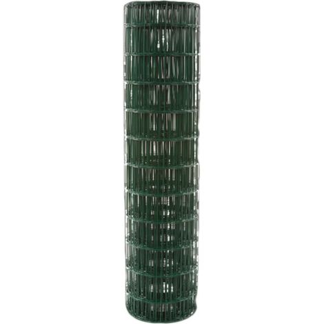 Grillage souple plastifié vert 1m x 20m – Maille carrée 100x100mm – Résistant aux UV et à la corrosion – Installation rapide – Filiac (1/3)