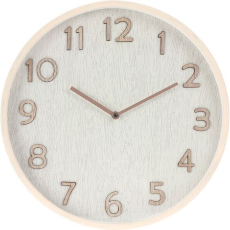 OROLOGIO DA PARETE IN LEGNO OLMO 38CM