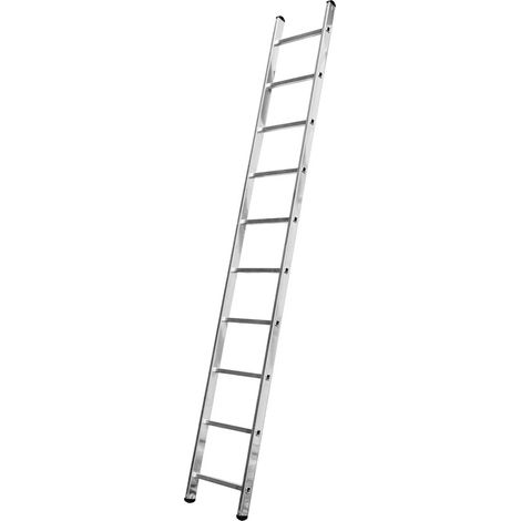 Echelle simple 10 échelons XXL 2,9m/3,8m en aluminium Hailo HobbyStep (1/5)