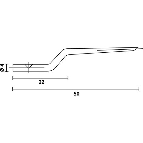 HellermannTyton NA1K/3 PRONG-ML Mandrins de rechange Contenu: 1 pc(s) (1/2)
