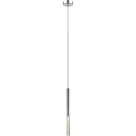 Zumaline ONE Plafoniera a sospensione a LED integrata, cromata, 450lm, 3000K (1/2)