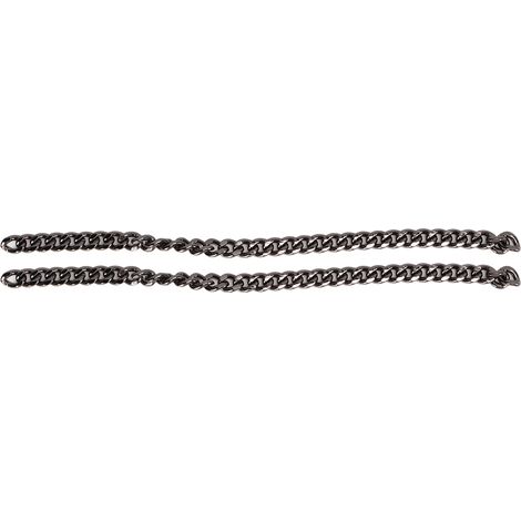 Chaîne roulée de 10 mètres Ht6/2-003/004, chaîne pour panneau publicitaire, chaîne pour sac, chaîne fine pour bijoux, finition canon de fusil. (1/5)