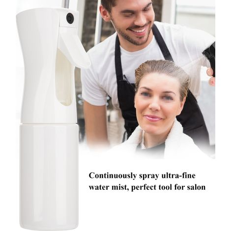 Vaporisateur d'eau rechargeable pour coiffure, flacon pulvérisateur pour salon de coiffure, outil de coiffure, blanc, taille S (1/5)