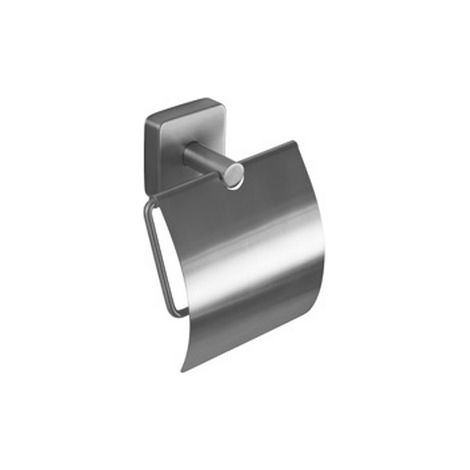 Portarotolo con coperchio a muro in acciaio inox satinato  CLODE-S kamalu
