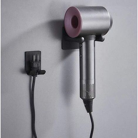 Aiperq Support Sèche Cheveux Pour Dyson,Mural Compatible avec Tous Sèche-Cheveux,Support Sèche Cheveux Mural Adhesif en Acier Inoxydable Étanche pour Salle de Bains/Chambre à Coucher (1/4)