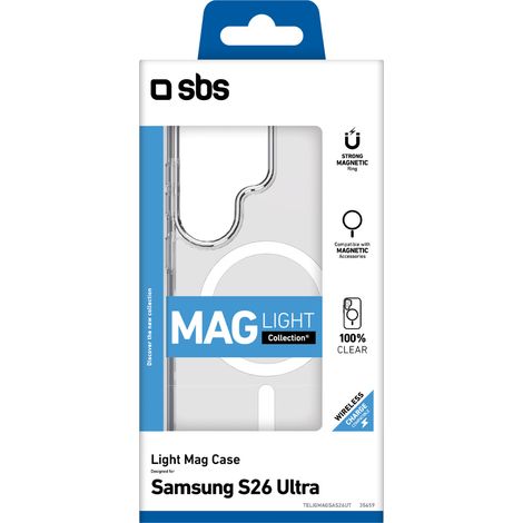 SBS TELIGMAGSAS26UT funda para teléfono móvil 17,5 cm (6.9") Transparente (1/3)