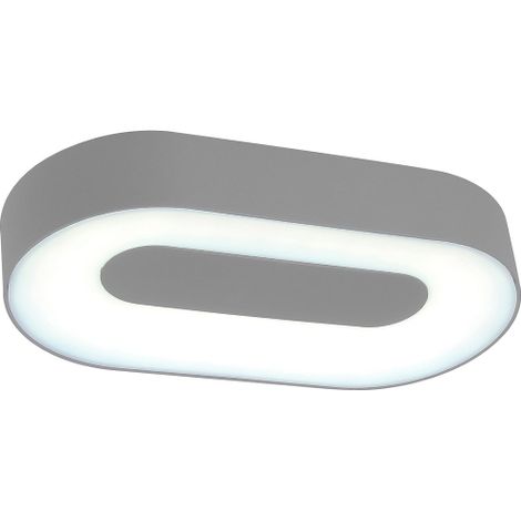 Lutec Ublo Lampada da Esterno a LED Integrato 15 W, Grigio Chiaro, 28.3 x 15.3 cm (1/4)