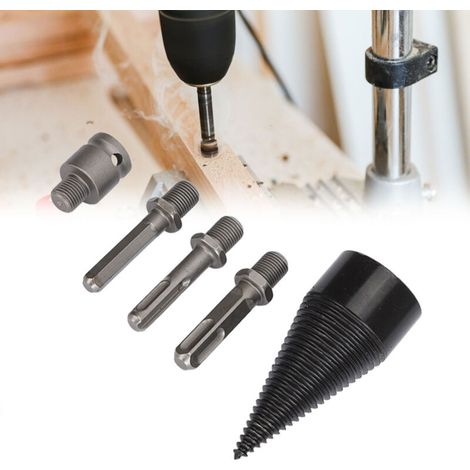 Lot de 5 Forets à Bois Cône pour Perceuse Percussion Électrique Outils de Bricolage Maison 50mm - KZQ