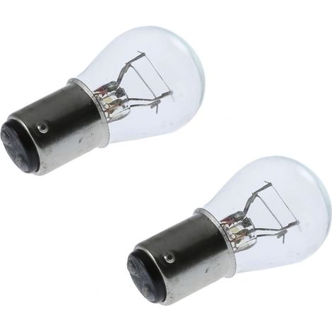 2x ampoule 12V 21/5W BAY15D transparent voiture tracteur lumière éclairage universel