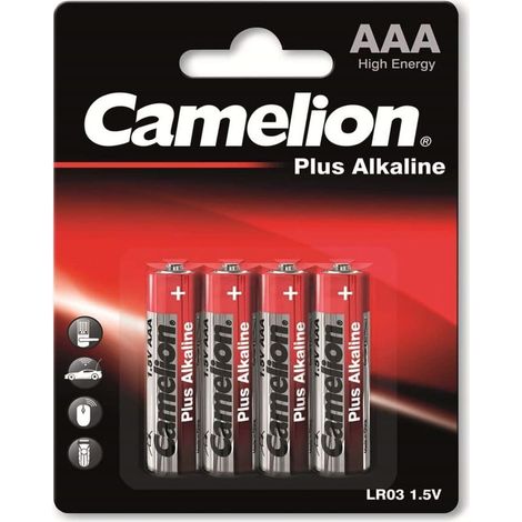 Camelion AAA/LR03 Plus Alkaline 4 Stück (1/3)