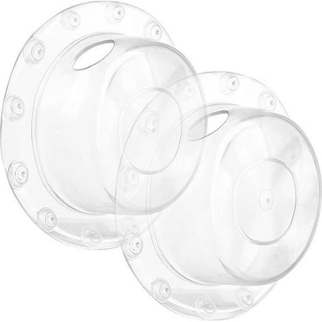 Set mit 2 Silikon-Überlaufstopfen für Badewanne und Waschbecken mit Saugnapf