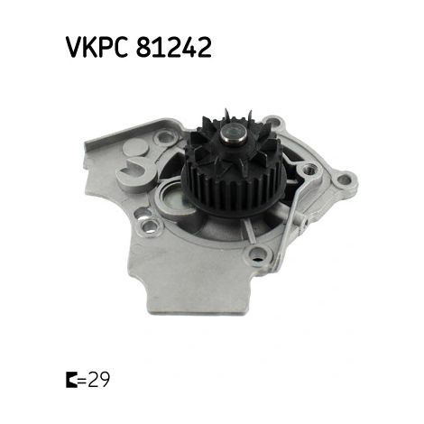 Pompe à eau, refroidissement du moteur SKF VKPC 81242 AUDI 06H 121 008 F