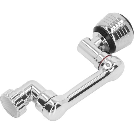 Rallonge de robinet pivotante, flexible, rotative à 1080 degrés, rallonge d'aérateur universelle pour robinets de cuisine et de balcon (1/5)