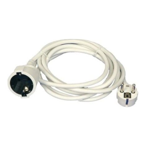 Weiße Verlängerung 3x1,5mm 4 Meter 3500W GSC 0100042