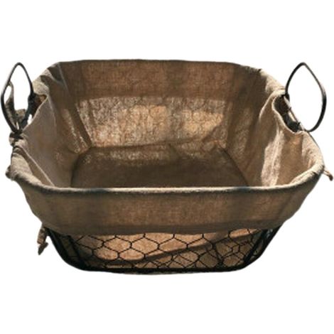 Aufbewahrungskörbe aus Metall, Industriestil, Küchenkorb, Picknickkorb, Brotkorb
