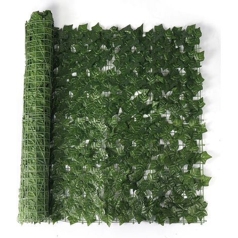 157x39'' 1x4m Artificial Hedge Ivy Leaf Garden Fence Privacy Screen Balcony Cover sweet potato leaves (1/5)