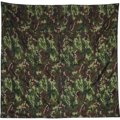 JSSEVN-Bache Militaire,Bâche Imperméable Et Imputrescible, Tapis Imperméable Léger Eérieur De Pluie Tapis De Tente De Pique-Nique (3 2.9M) (1/5)